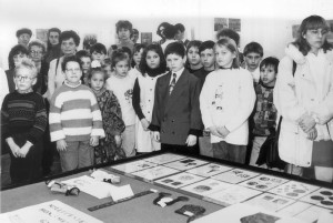 Honismereti kiállítók a Dózsa György Úti Általános Iskolában Fotó: Szathmáry-Király Ádámné