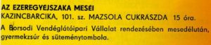 11. Mazsola - 1972.10.08